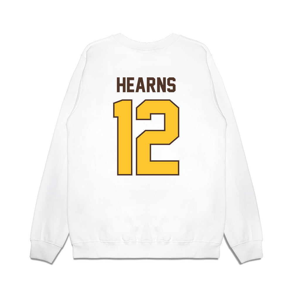 Wyoming - NCAA Football : Desman Hearns - Vintage Helmet Premium Crewneck Sweatshirt-1