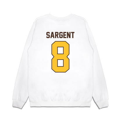 Wyoming - NCAA Football : Jaylen Sargent - Vintage Helmet Premium Crewneck Sweatshirt-1