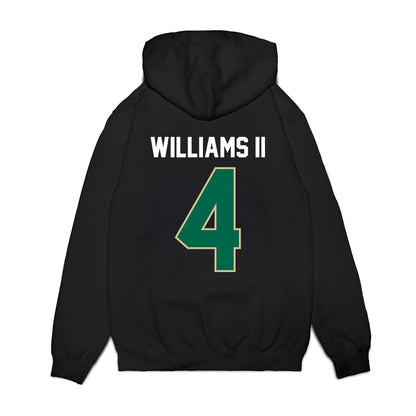 USF - NCAA Football : Michael Williams II - Vintage Helmet Premium Hooded Sweatshirt-1