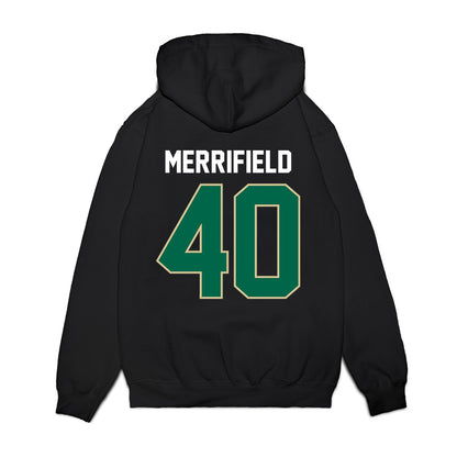 USF - NCAA Football : Jacob Merrifield - Vintage Helmet Premium Hooded Sweatshirt-1
