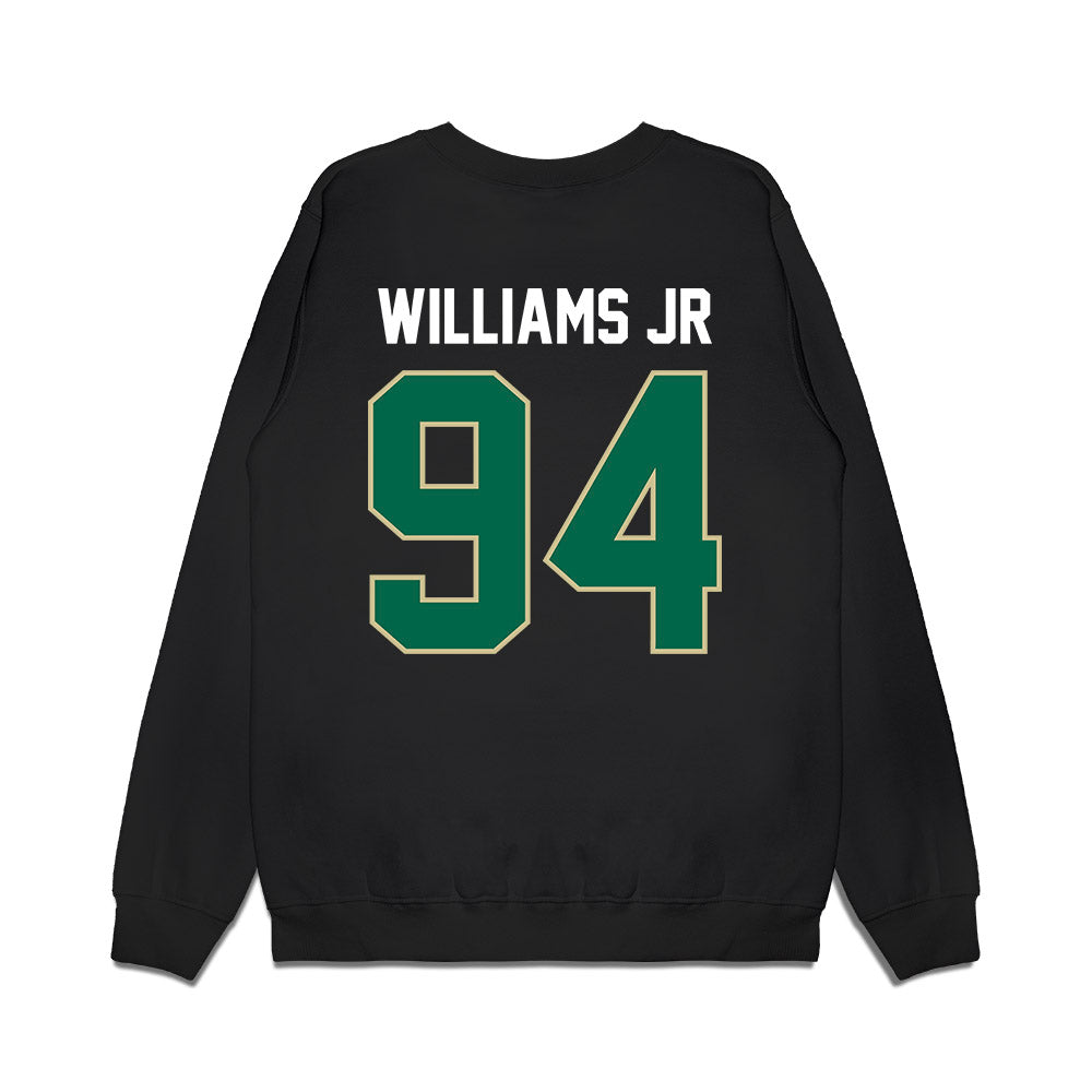 USF - NCAA Football : Brooks Williams Jr - Vintage Helmet Premium Crewneck Sweatshirt-1