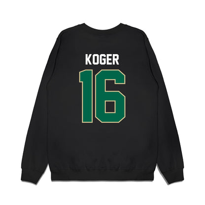 USF - NCAA Football : Jeremiah Koger - Vintage Helmet Premium Crewneck Sweatshirt-1