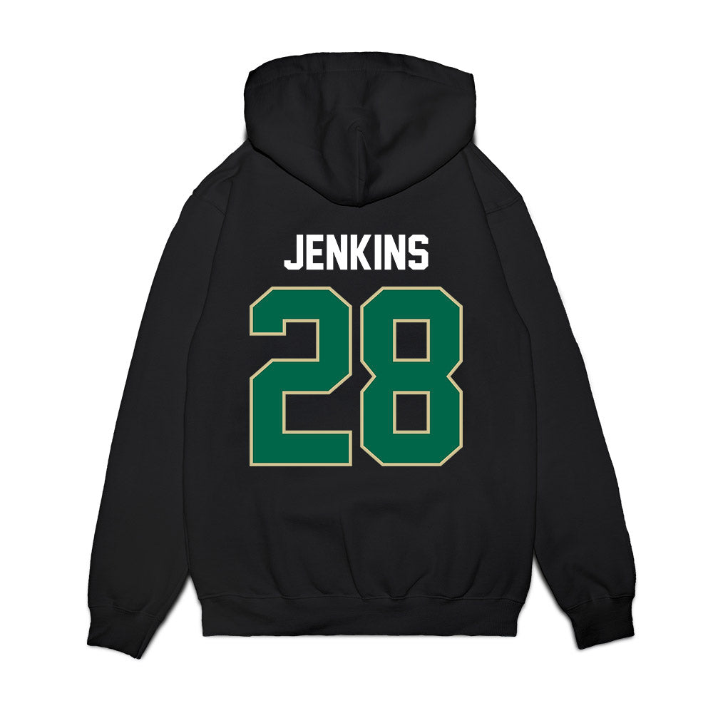 USF - NCAA Football : Ryan Jenkins - Vintage Helmet Premium Hooded Sweatshirt-1