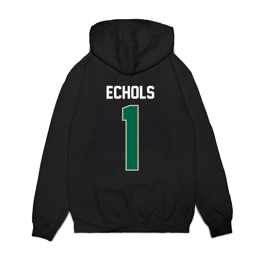 USF - NCAA Football : Jonathan Echols - Vintage Helmet Premium Hooded Sweatshirt-1
