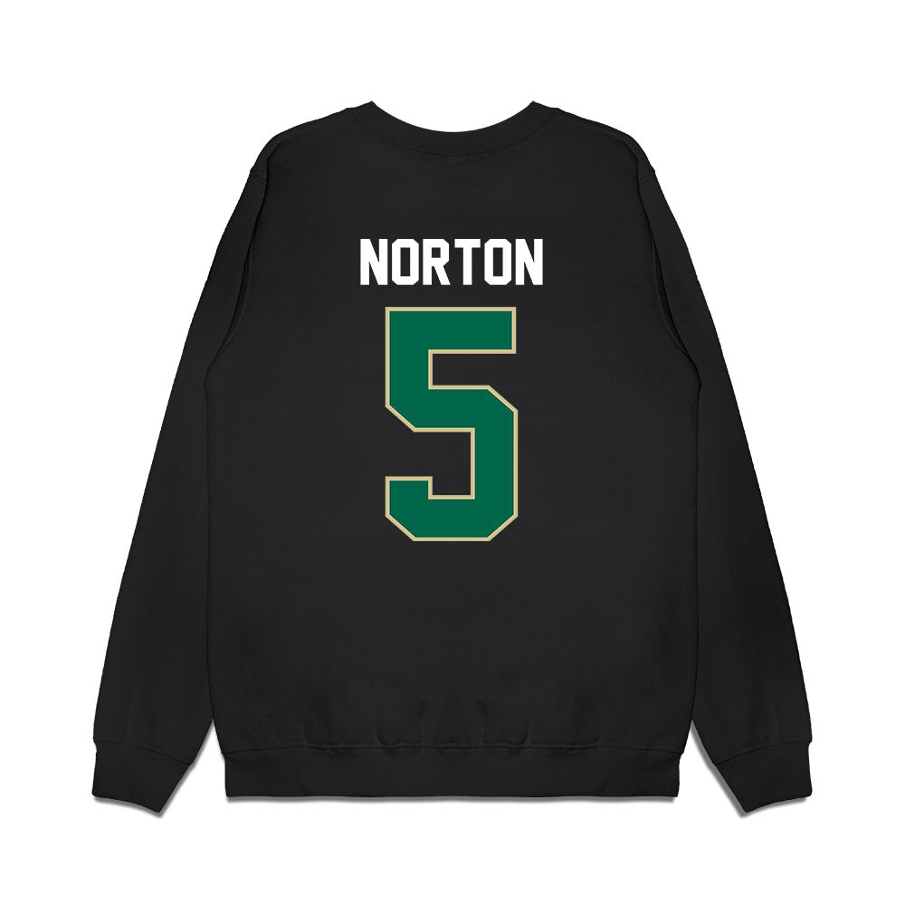 USF - NCAA Football : Cartevious Norton - Vintage Helmet Premium Crewneck Sweatshirt-1