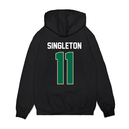 USF - NCAA Football : Keshaun Singleton - Vintage Helmet Premium Hooded Sweatshirt-1