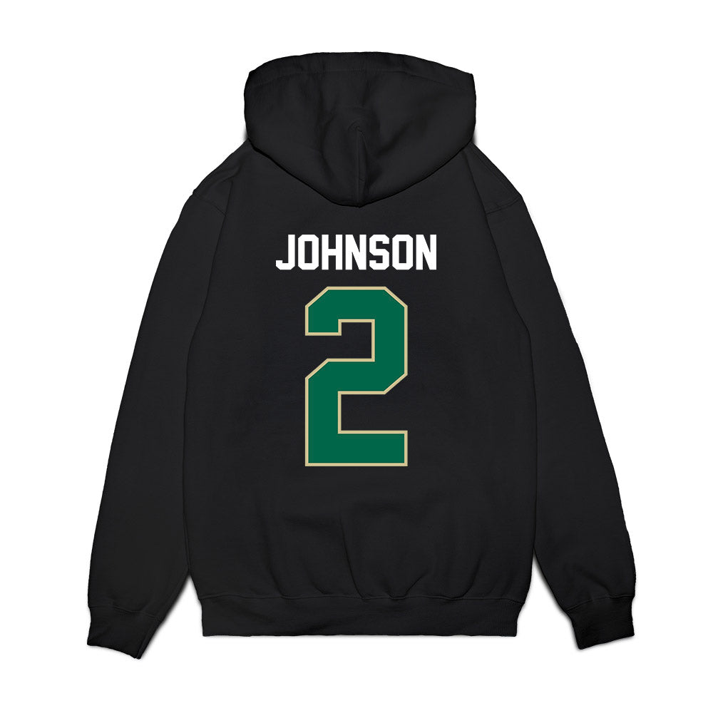 USF - NCAA Football : Jaylen Johnson - Vintage Helmet Premium Hooded Sweatshirt-1