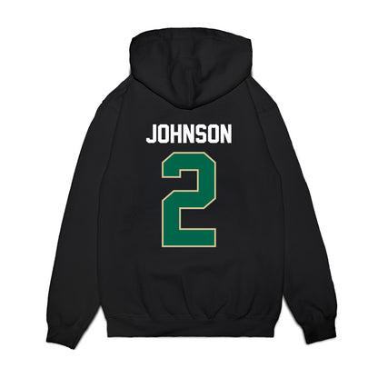 USF - NCAA Football : Jaylen Johnson - Vintage Helmet Premium Hooded Sweatshirt-1