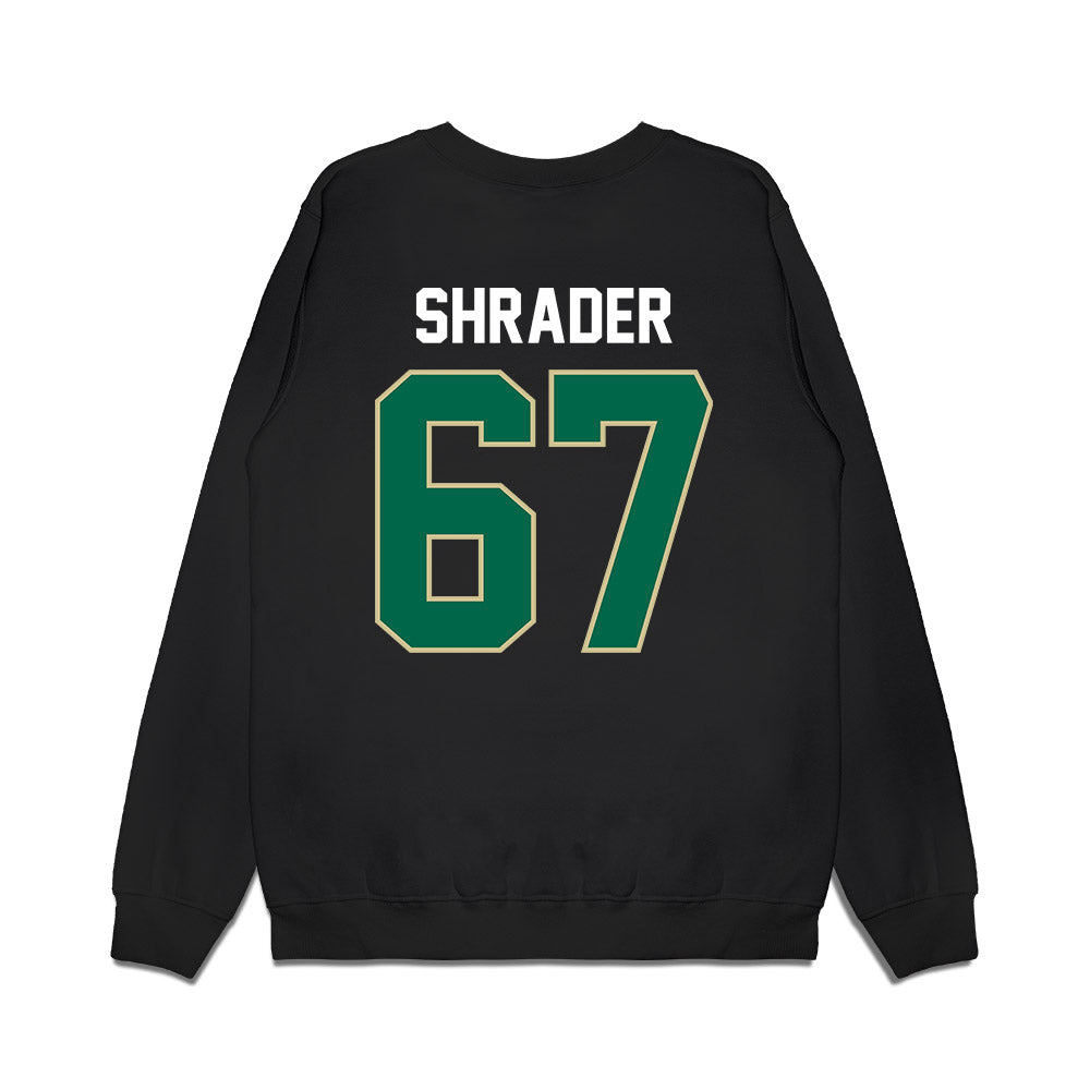 USF - NCAA Football : Thomas Shrader - Vintage Helmet Premium Crewneck Sweatshirt-1