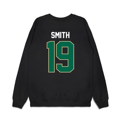 USF - NCAA Football : JeyQuan Smith - Vintage Helmet Premium Crewneck Sweatshirt-1