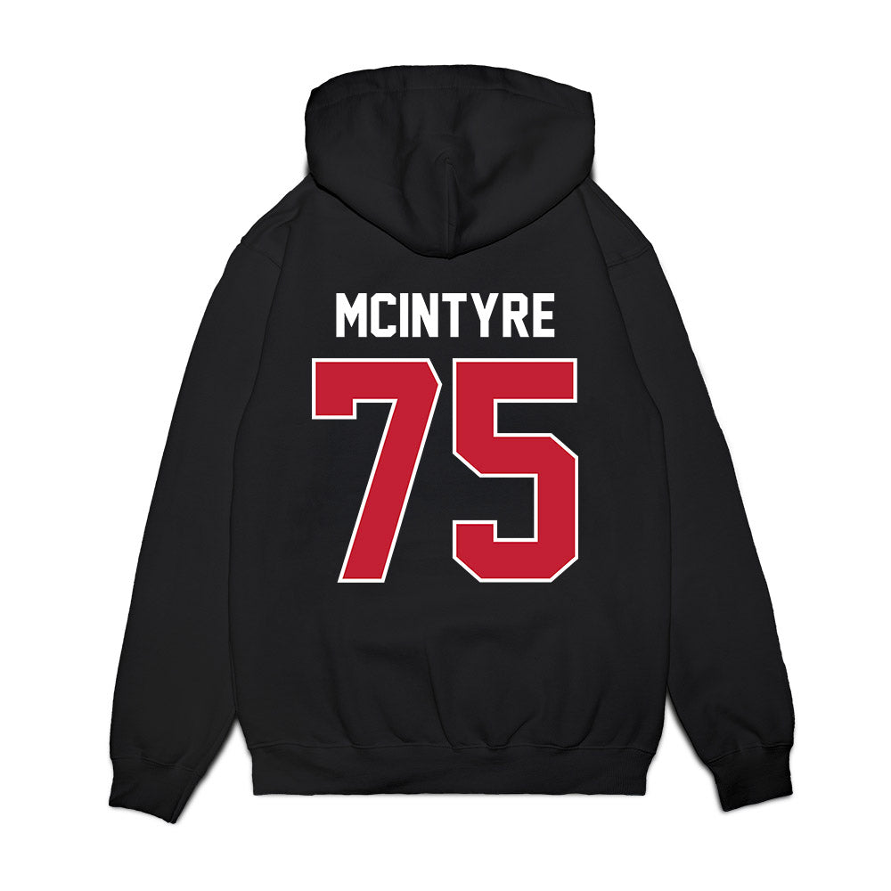Richmond - NCAA Football : Brady McIntyre - Vintage Helmet Premium Hooded Sweatshirt-1