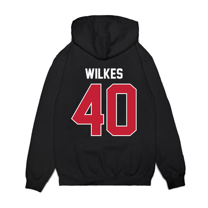 Richmond - NCAA Football : Jordan Wilkes - Vintage Helmet Premium Hooded Sweatshirt-1