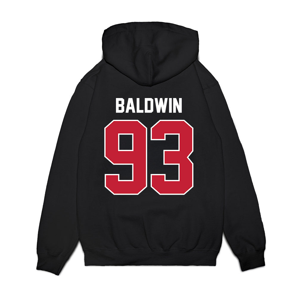 Richmond - NCAA Football : Terae Baldwin - Vintage Helmet Premium Hooded Sweatshirt-1