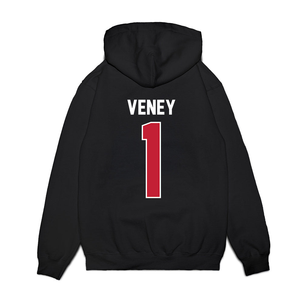 Richmond - NCAA Football : Quanye Veney - Vintage Helmet Premium Hooded Sweatshirt-1