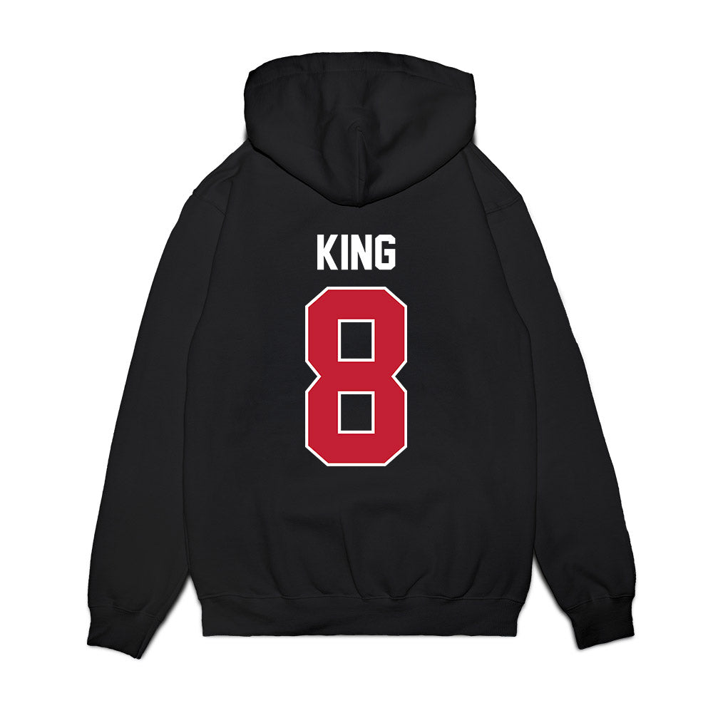 Richmond - NCAA Football : Andrew King - Vintage Helmet Premium Hooded Sweatshirt-1