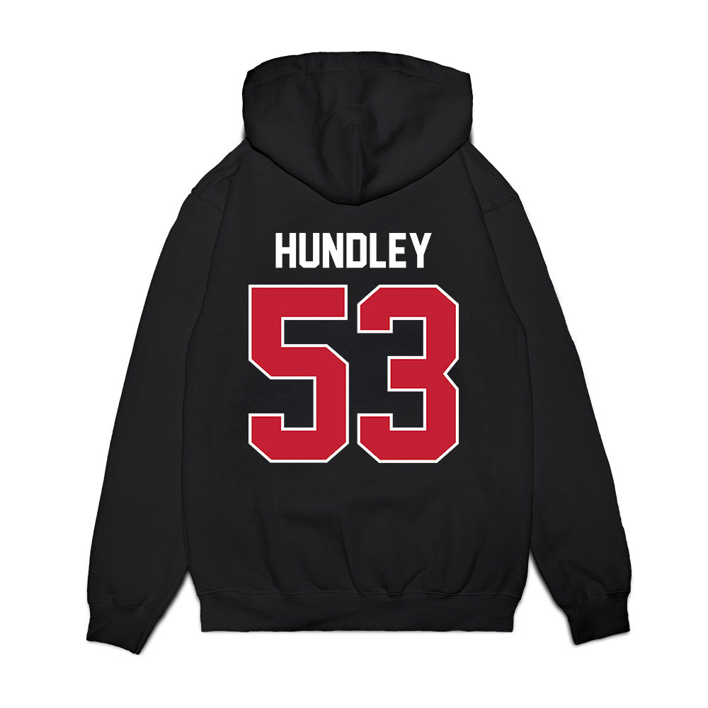 Richmond - NCAA Football : Kelsey Hundley - Vintage Helmet Premium Hooded Sweatshirt-1