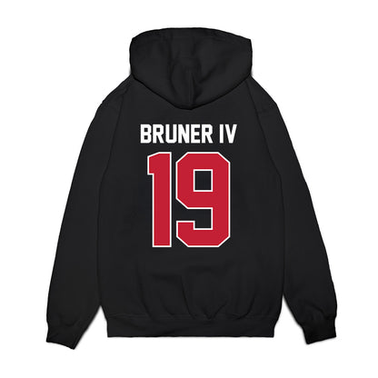 Richmond - NCAA Football : Lee Bruner IV - Vintage Helmet Premium Hooded Sweatshirt-1
