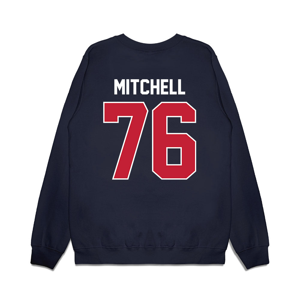 Richmond - NCAA Football : Parker Mitchell - Vintage Helmet Premium Crewneck Sweatshirt-1