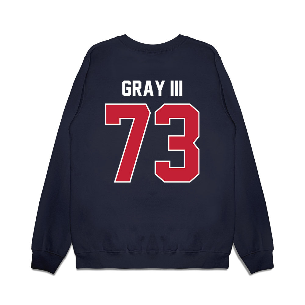 Richmond - NCAA Football : Phillip Gray III - Vintage Helmet Premium Crewneck Sweatshirt-1