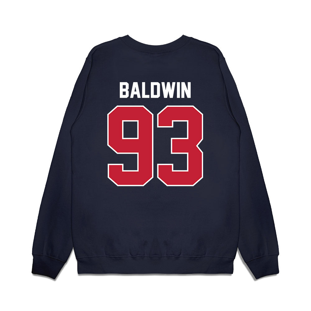 Richmond - NCAA Football : Terae Baldwin - Vintage Helmet Premium Crewneck Sweatshirt-1
