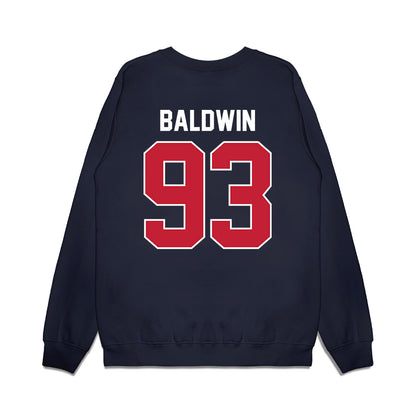Richmond - NCAA Football : Terae Baldwin - Vintage Helmet Premium Crewneck Sweatshirt-1