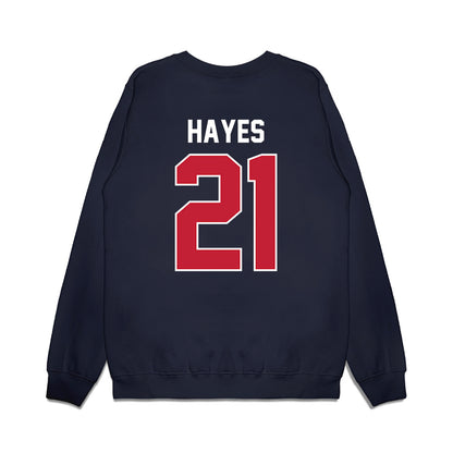 Richmond - NCAA Football : Jabril Hayes - Vintage Helmet Premium Crewneck Sweatshirt-1