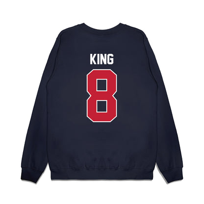 Richmond - NCAA Football : Andrew King - Vintage Helmet Premium Crewneck Sweatshirt-1