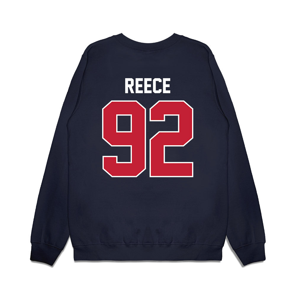 Richmond - NCAA Football : Jack Reece - Vintage Helmet Premium Crewneck Sweatshirt-1