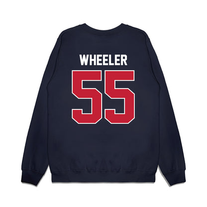 Richmond - NCAA Football : Tanner Wheeler - Vintage Helmet Premium Crewneck Sweatshirt-1