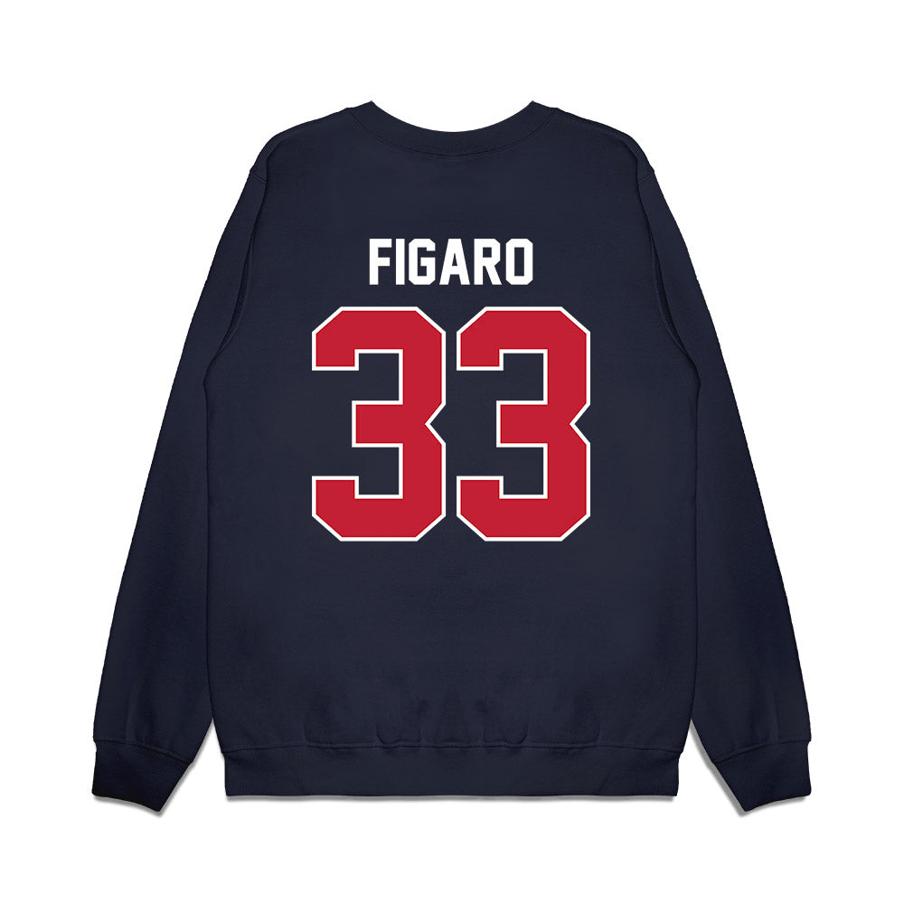 Richmond - NCAA Football : Thaos Figaro - Vintage Helmet Premium Crewneck Sweatshirt-1