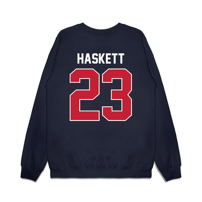Richmond - NCAA Football : Amir Haskett - Vintage Helmet Premium Crewneck Sweatshirt-1