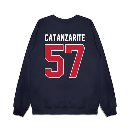 Richmond - NCAA Football : Brian Catanzarite - Vintage Helmet Premium Crewneck Sweatshirt-1