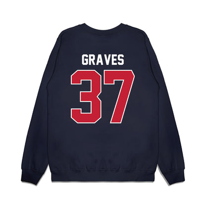 Richmond - NCAA Football : Chance Graves - Vintage Helmet Premium Crewneck Sweatshirt-1