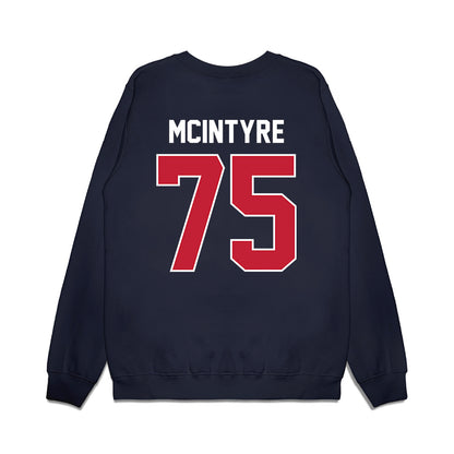 Richmond - NCAA Football : Brady McIntyre - Vintage Helmet Premium Crewneck Sweatshirt-1