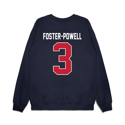 Richmond - NCAA Football : Aziz Foster-Powell - Vintage Helmet Premium Crewneck Sweatshirt-1
