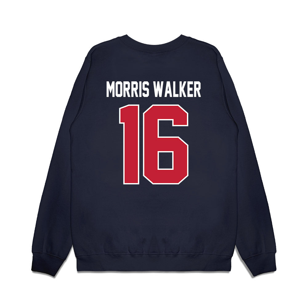 Richmond - NCAA Football : Quantraill Morris Walker - Vintage Helmet Premium Crewneck Sweatshirt-1
