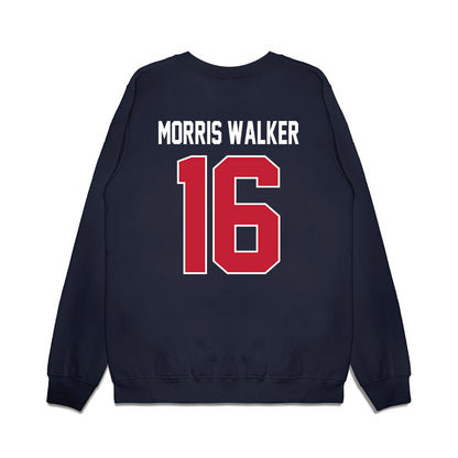 Richmond - NCAA Football : Quantraill Morris Walker - Vintage Helmet Premium Crewneck Sweatshirt-1