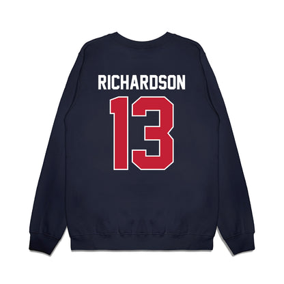 Richmond - NCAA Football : Kyree Richardson - Vintage Helmet Premium Crewneck Sweatshirt-1