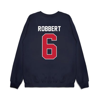 Richmond - NCAA Football : Matt Robbert - Vintage Helmet Premium Crewneck Sweatshirt-1