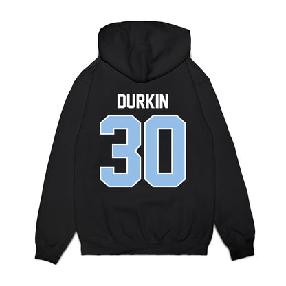 Old Dominion - NCAA Football : Brendan Durkin - Vintage Helmet Premium Hooded Sweatshirt-1