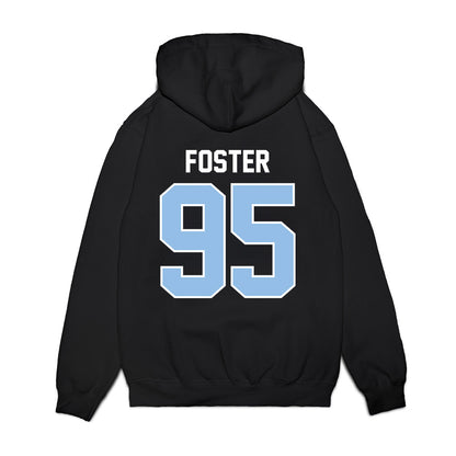 Old Dominion - NCAA Football : Ahmaad Foster - Vintage Helmet Premium Hooded Sweatshirt-1
