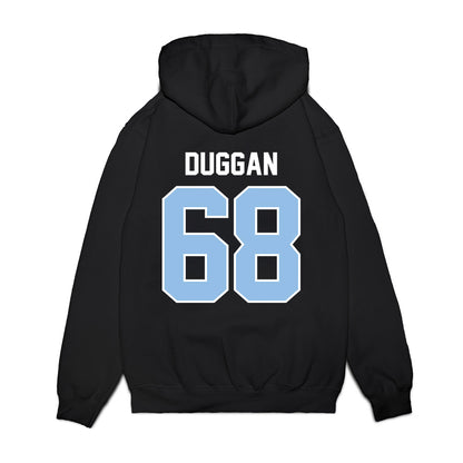 Old Dominion - NCAA Football : Griffin Duggan - Vintage Helmet Premium Hooded Sweatshirt-1