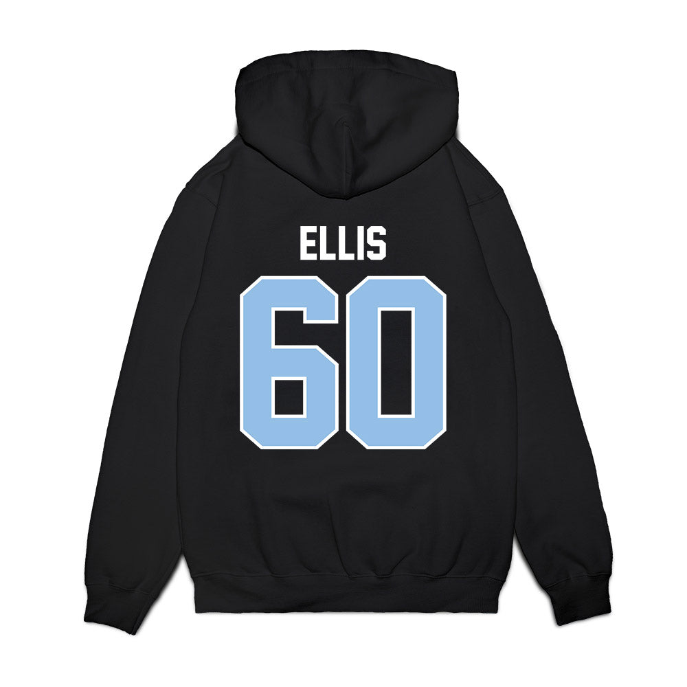 Old Dominion - NCAA Football : Braden Ellis - Vintage Helmet Premium Hooded Sweatshirt-1