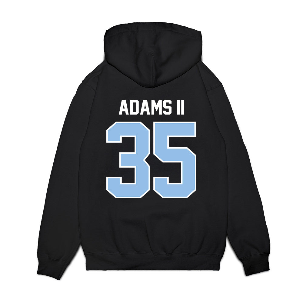 Old Dominion - NCAA Football : LaDarius Adams II - Vintage Helmet Premium Hooded Sweatshirt-1
