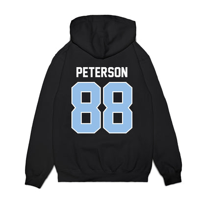 Old Dominion - NCAA Football : Karl Peterson - Vintage Helmet Premium Hooded Sweatshirt-1
