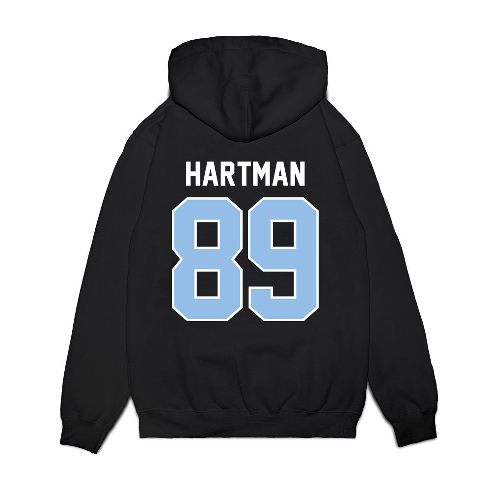 Old Dominion - NCAA Football : Nathan Hartman - Vintage Helmet Premium Hooded Sweatshirt-1