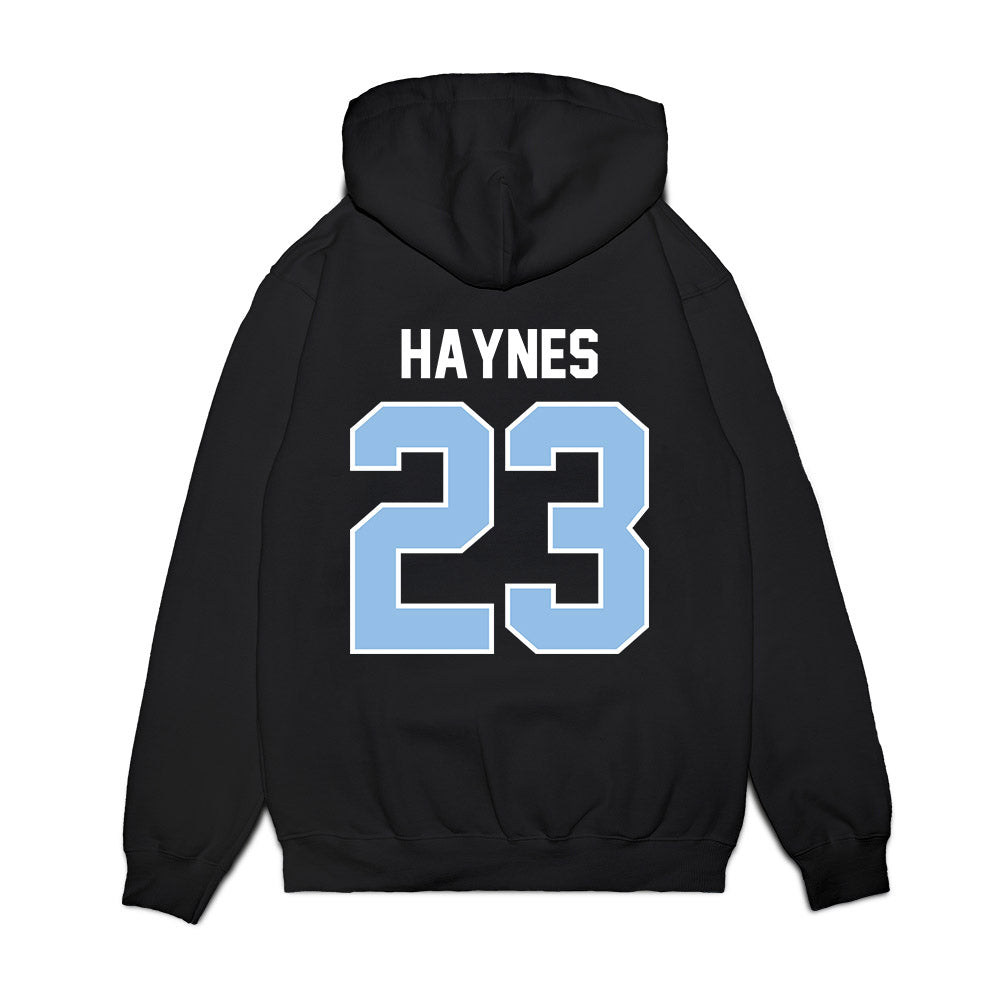 Old Dominion - NCAA Football : Jorian Haynes - Vintage Helmet Premium Hooded Sweatshirt-1
