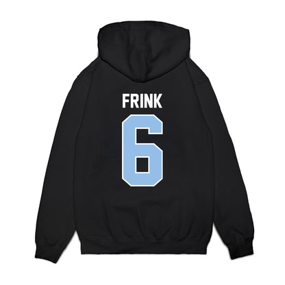 Old Dominion - NCAA Football : Zion Frink - Vintage Helmet Premium Hooded Sweatshirt-1