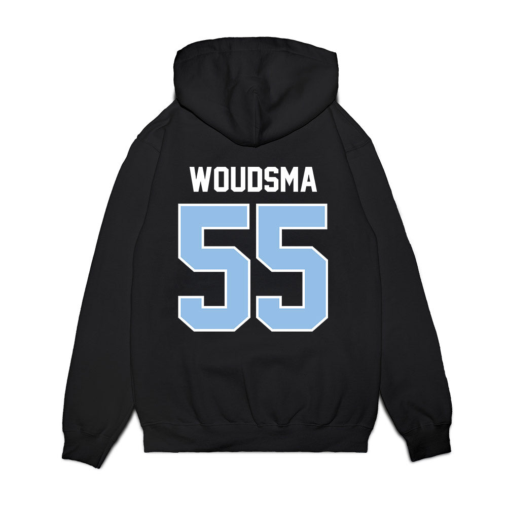 Old Dominion - NCAA Football : Maarten Woudsma - Vintage Helmet Premium Hooded Sweatshirt-1