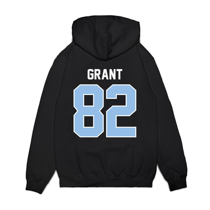 Old Dominion - NCAA Football : Jeremiah Grant - Vintage Helmet Premium Hooded Sweatshirt-1